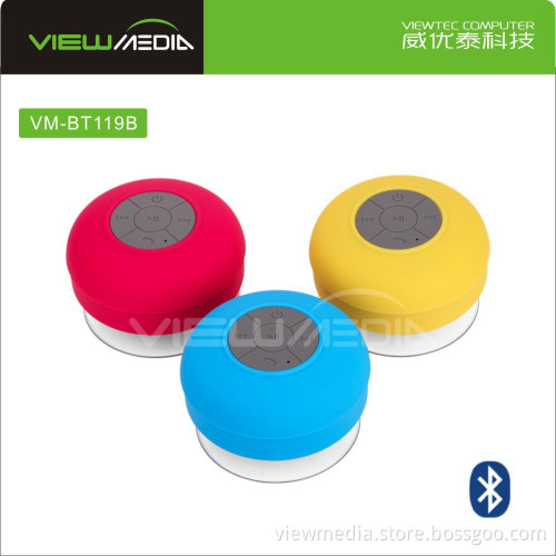 2017 Viewtec bluetooth shower Speaker with Micro5Pin Charging port VM-BT119B